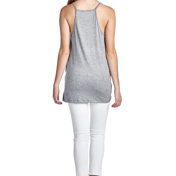 <CTT1016> Cross Front High Low Top - Picture 6 of 10